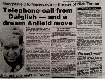 The rise of Nick Tanner - The Gazette 10 January 1992