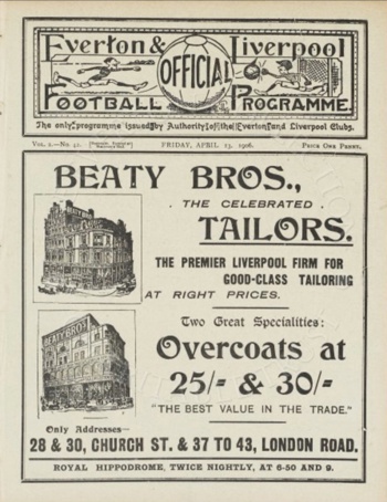 Match programme