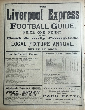 Match programme article