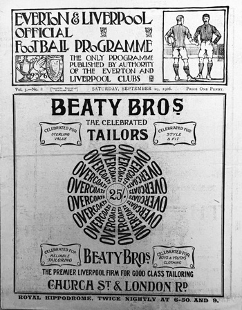 Match programme