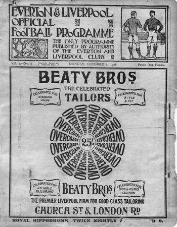 Match programme