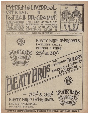 Match programme