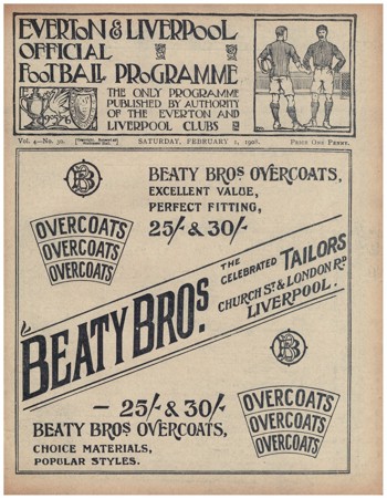Match programme