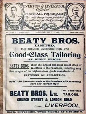 Match programme