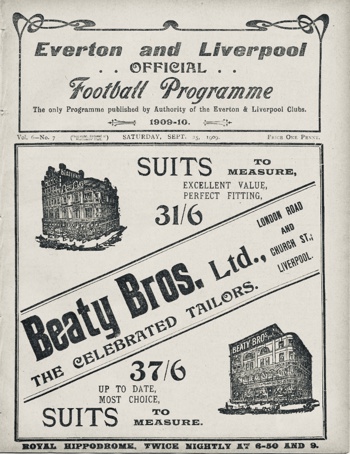 Match programme