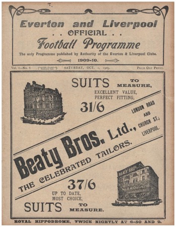 Match programme