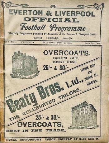 Match programme