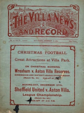 Match programme