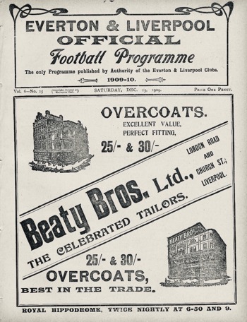 Match programme