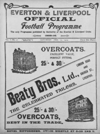 Match programme