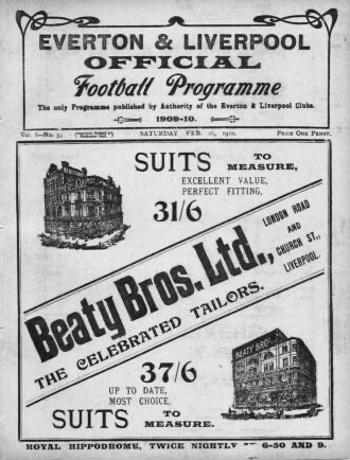 Match programme