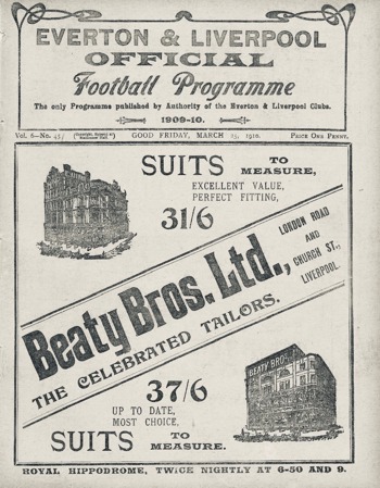 Match programme