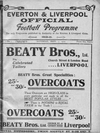 Match programme