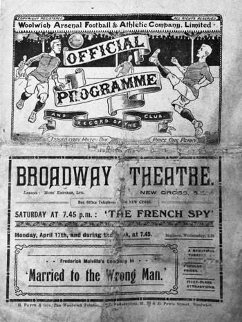 Match programme