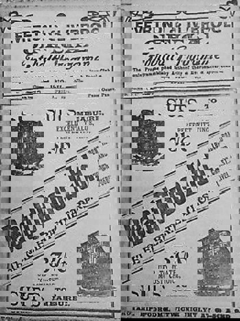 Match programme