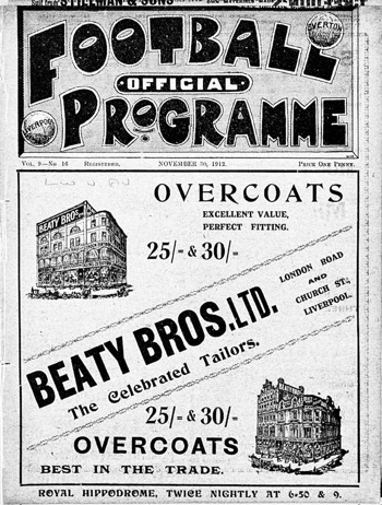 Match programme