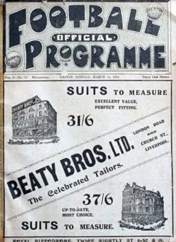 Match programme