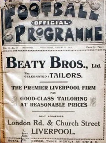 Match programme