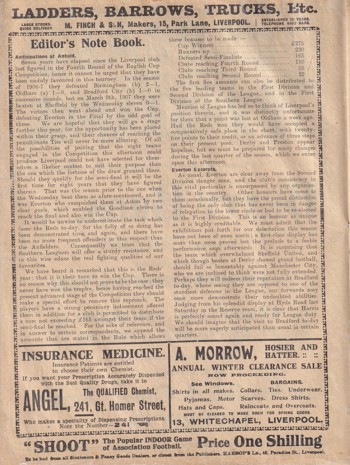 Match Programme Page 2