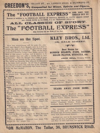 Match Programme Page 4