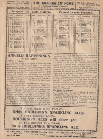 Match Programme Page 5