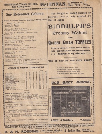 Match Programme Page 6