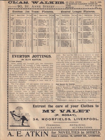 Match Programme Page 7