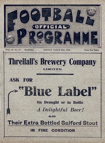 Match programme