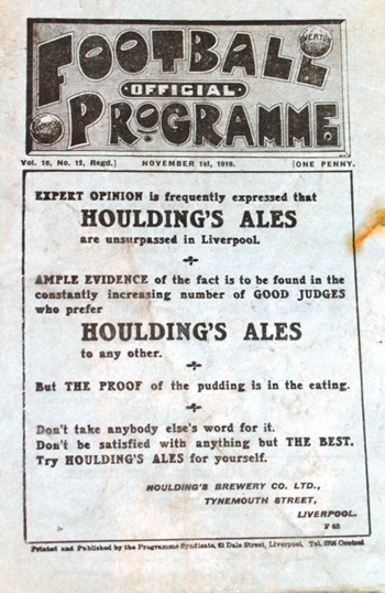 Match programme