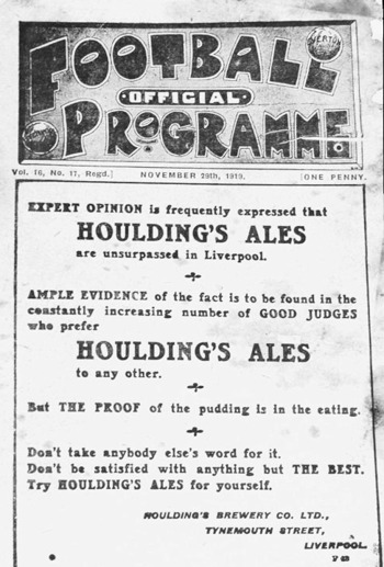 Match programme