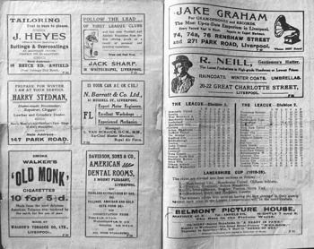 Match Programme (Pages 5 & 6)