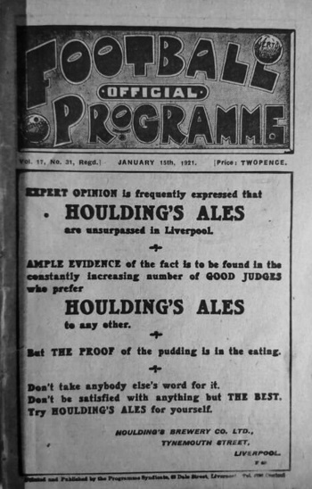 Match programme