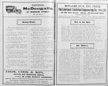 Match Programme article