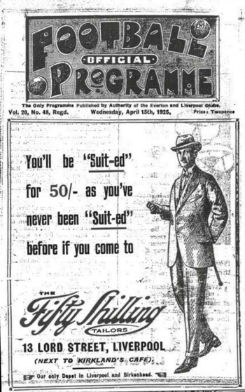 Match programme
