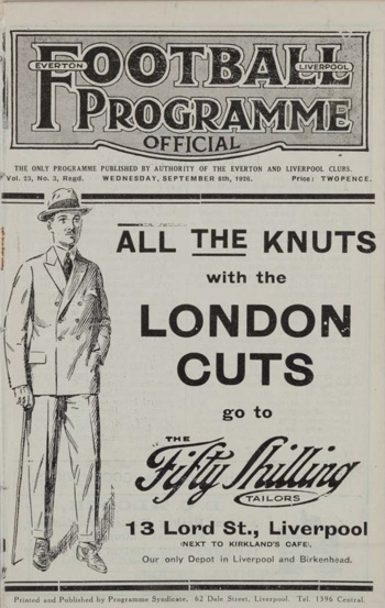 Match programme