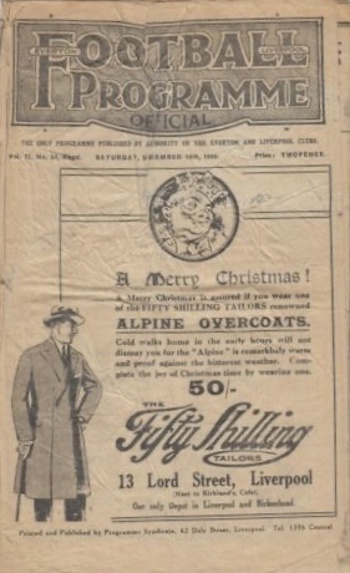 Match programme