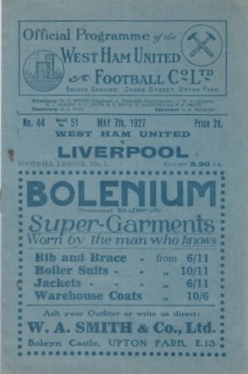 Match Programme