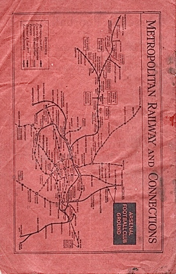 Match programme inside front cover
