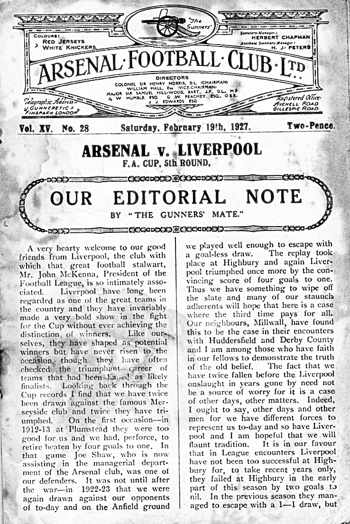 Match programme page 3
