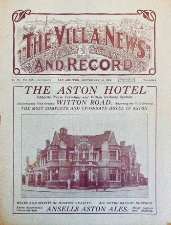 Match programme
