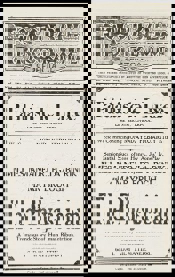 Match programme