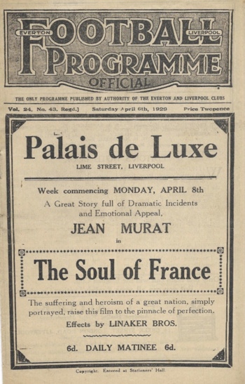 Match programme