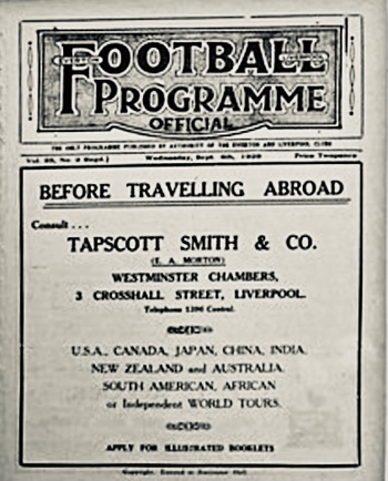 Match programme