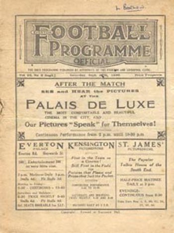 Match programme