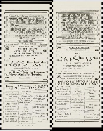 Match programme