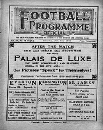 Match programme