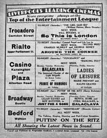Match programme backcover