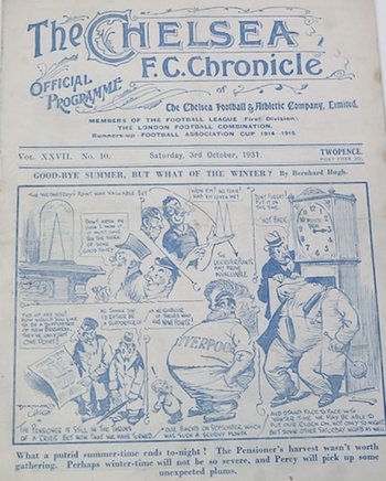 Match programme