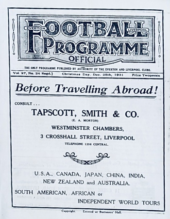 Match programme