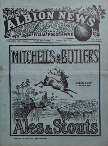 Match programme